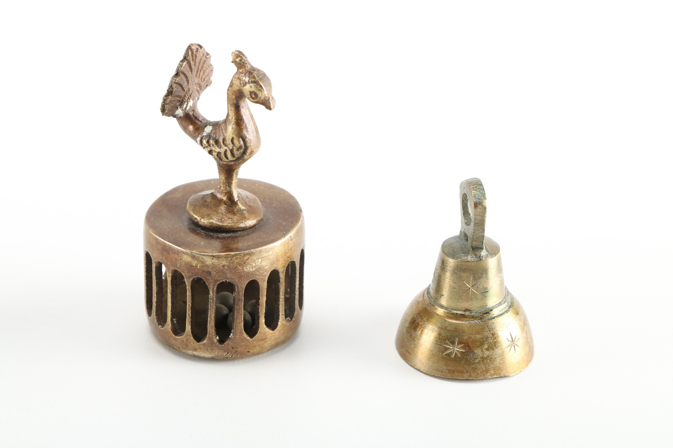 Group of Six Small Metal Figurines