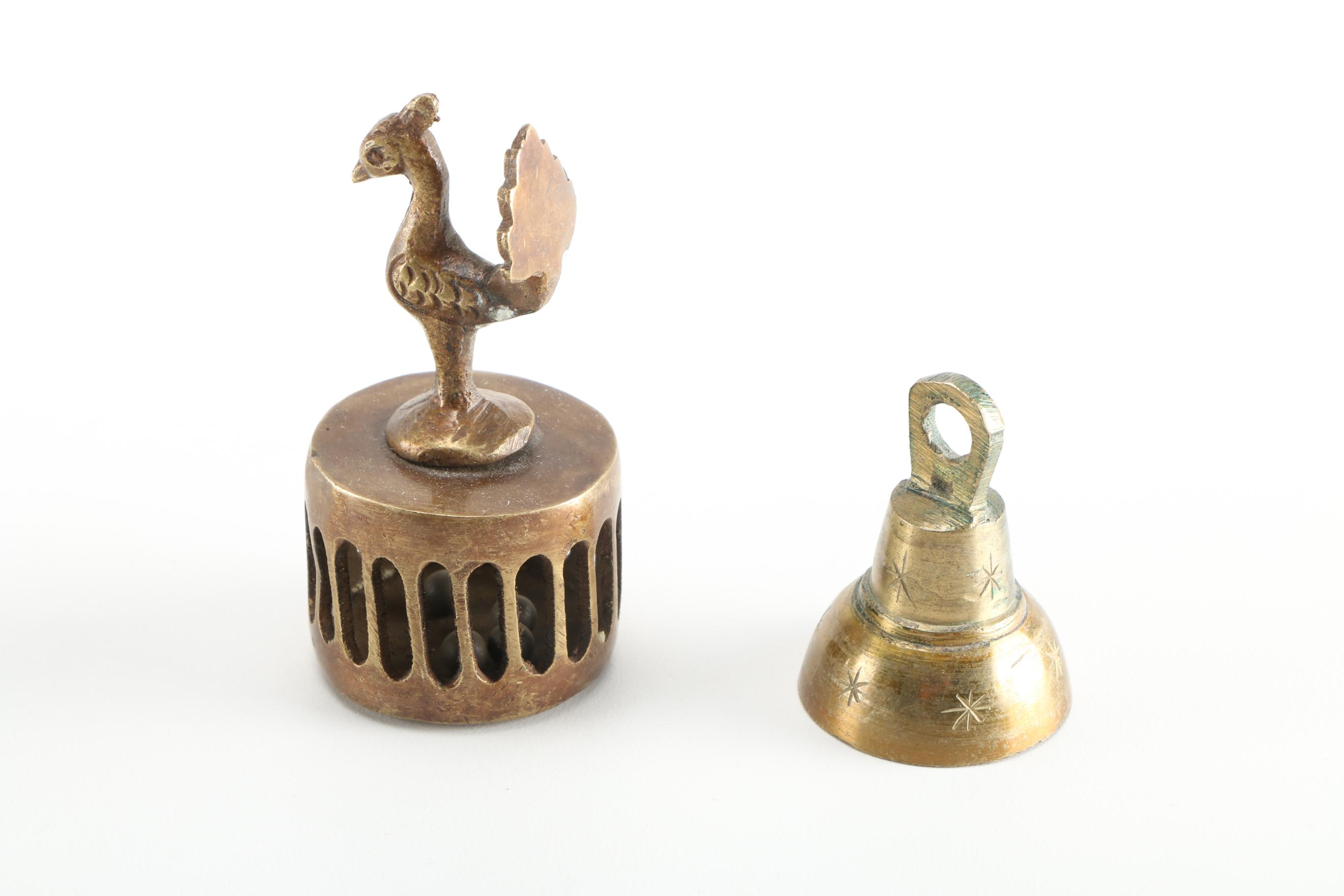 Group of Six Small Metal Figurines