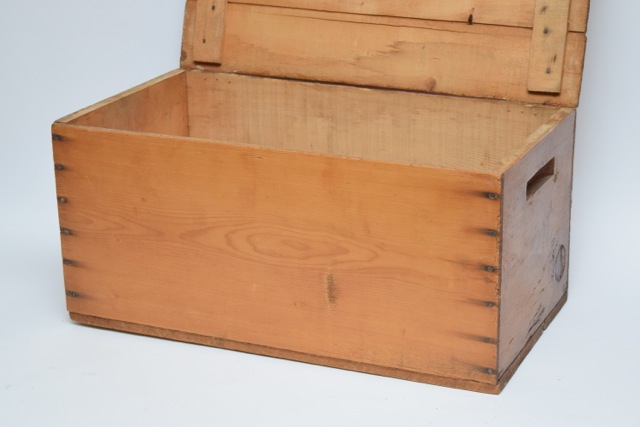 Vintage Pine Storage Box