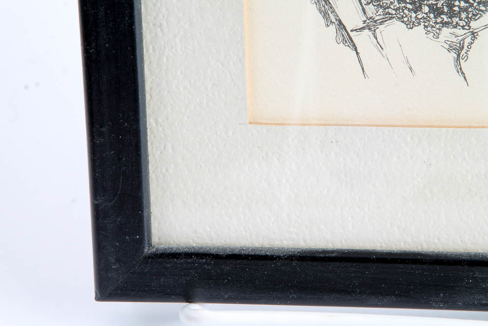 Collection of Lithographs of Woodland Creatures by Snow