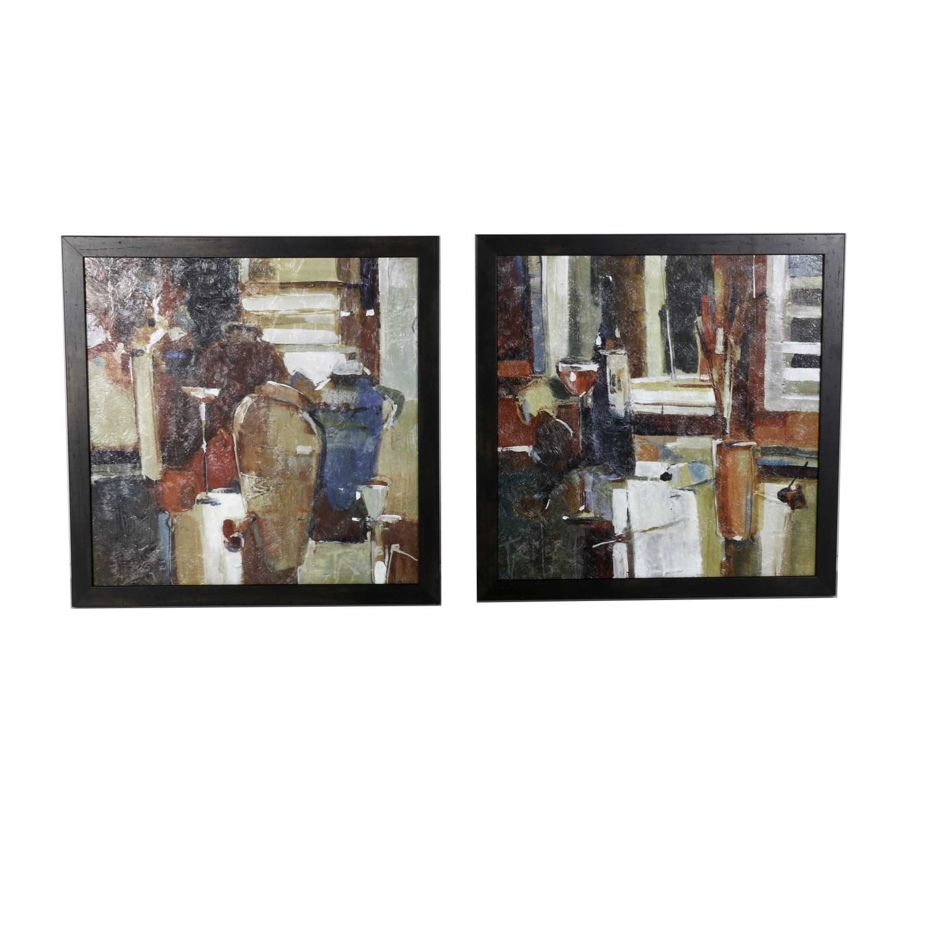 Framed Offset Lithographs After Yuri Tremler "Warm Reflections"