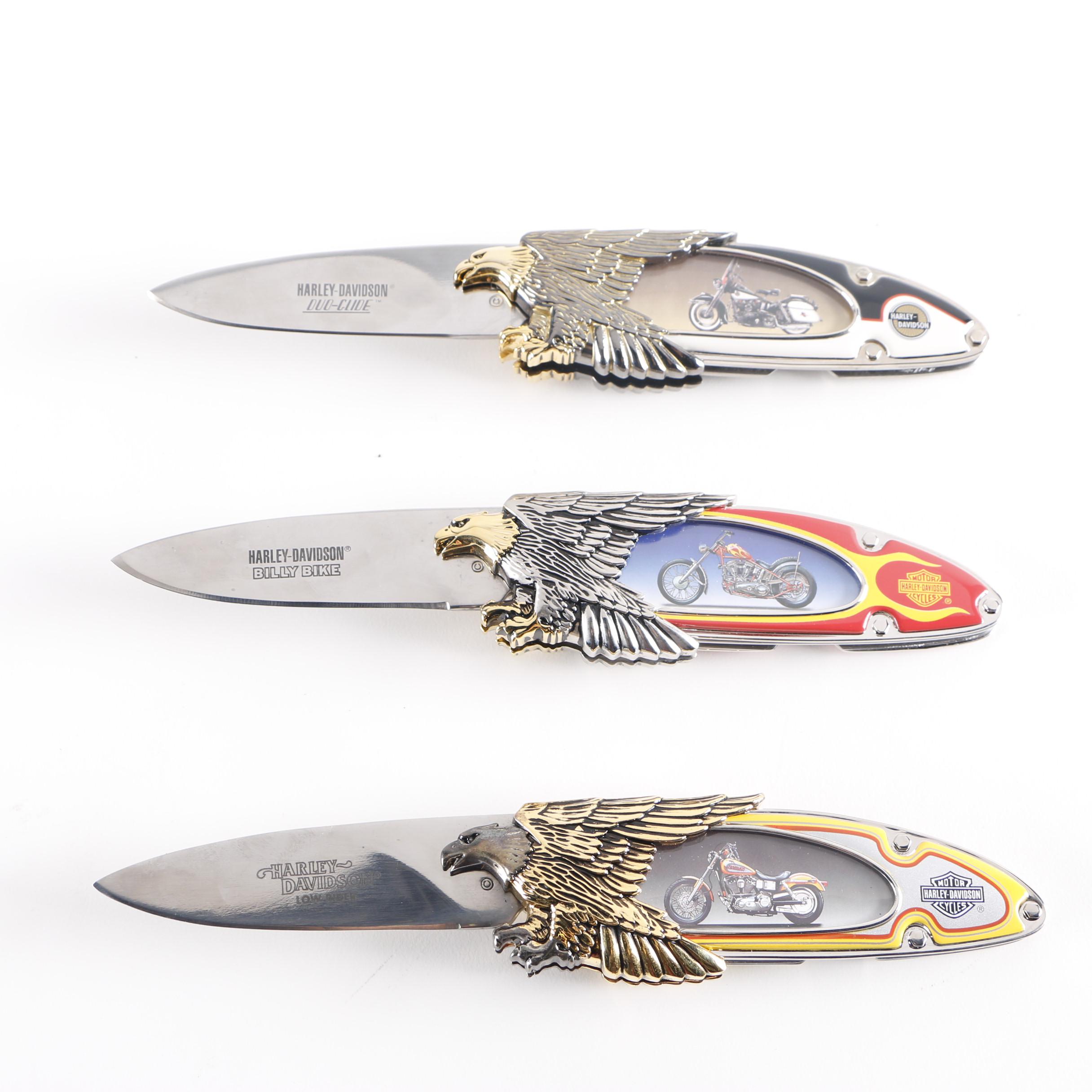 Franklin Mint Harley-Davidson Collectors Knives