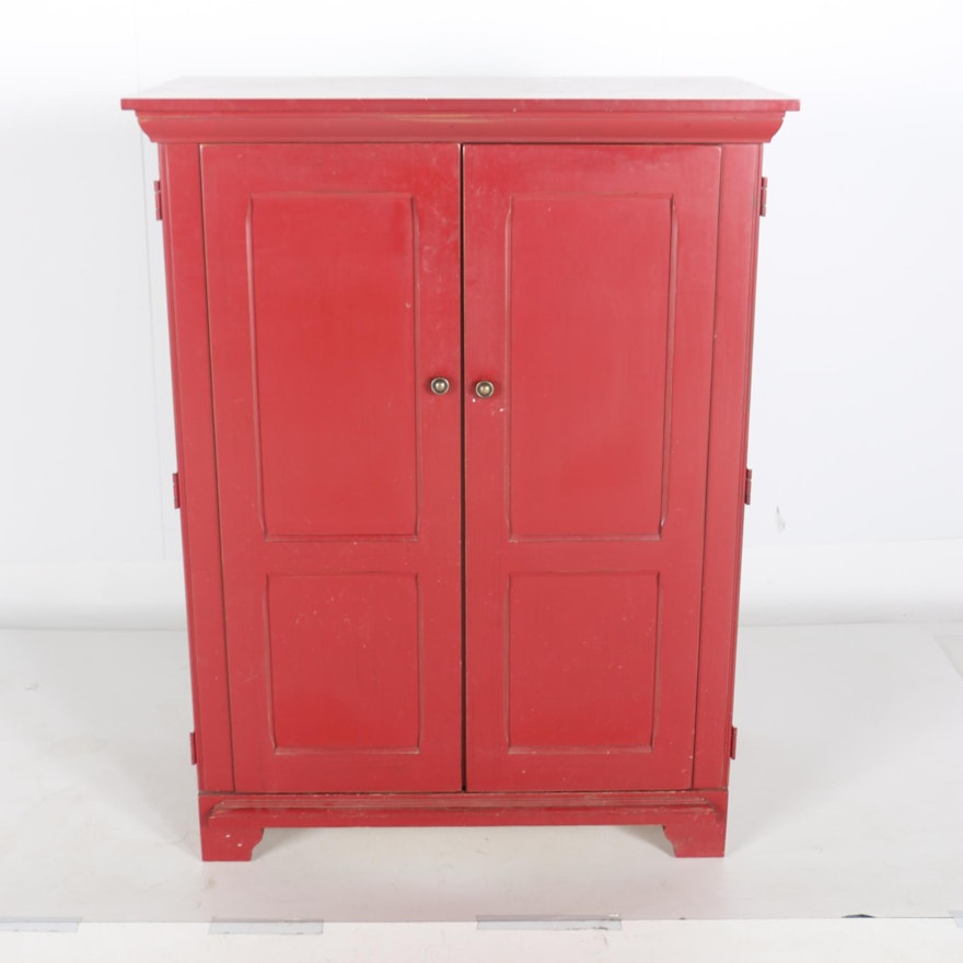 Painted Wood Armoire by Riverside and Home Decor