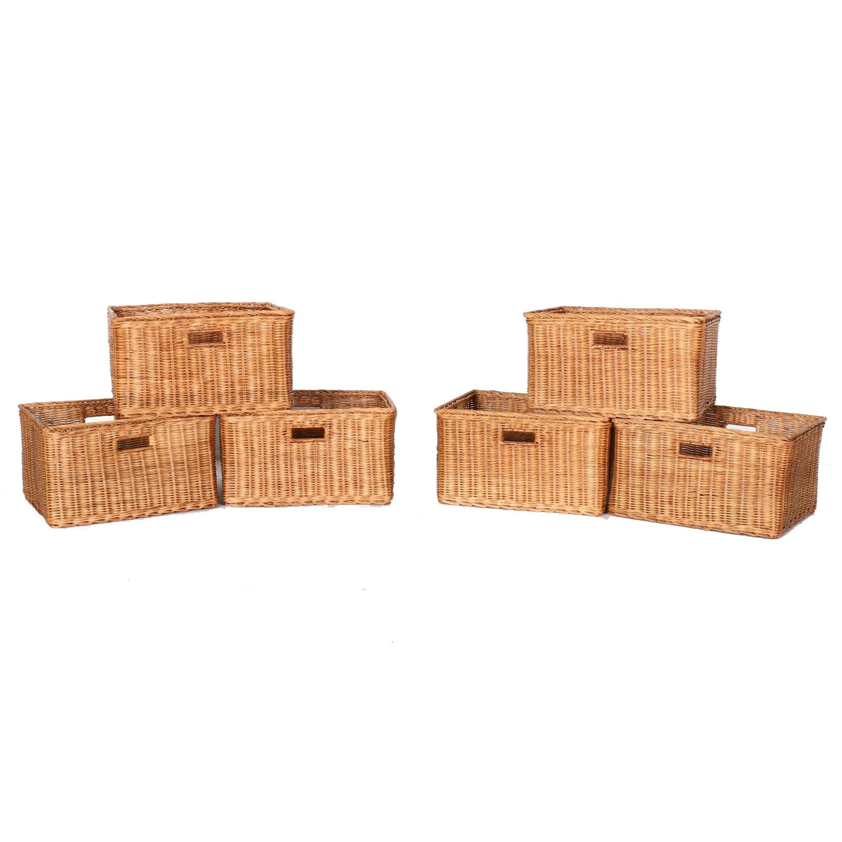 Pottery Barn Wicker Baskets
