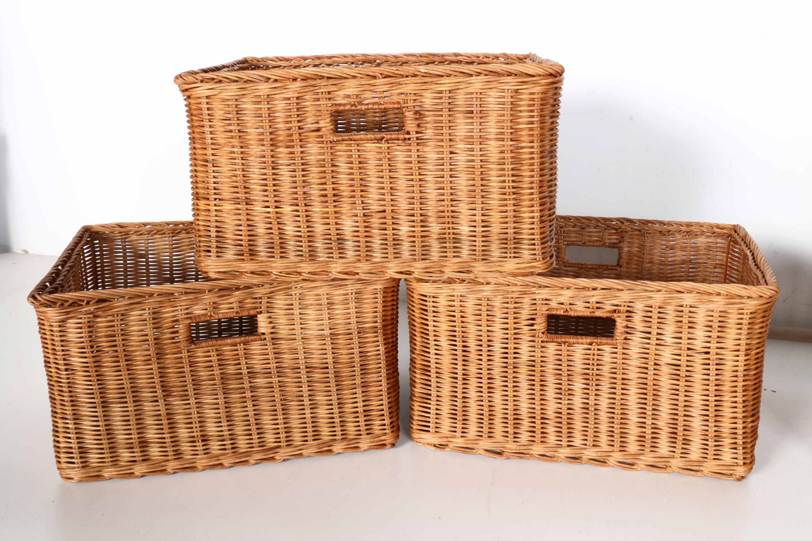 Pottery Barn Wicker Baskets