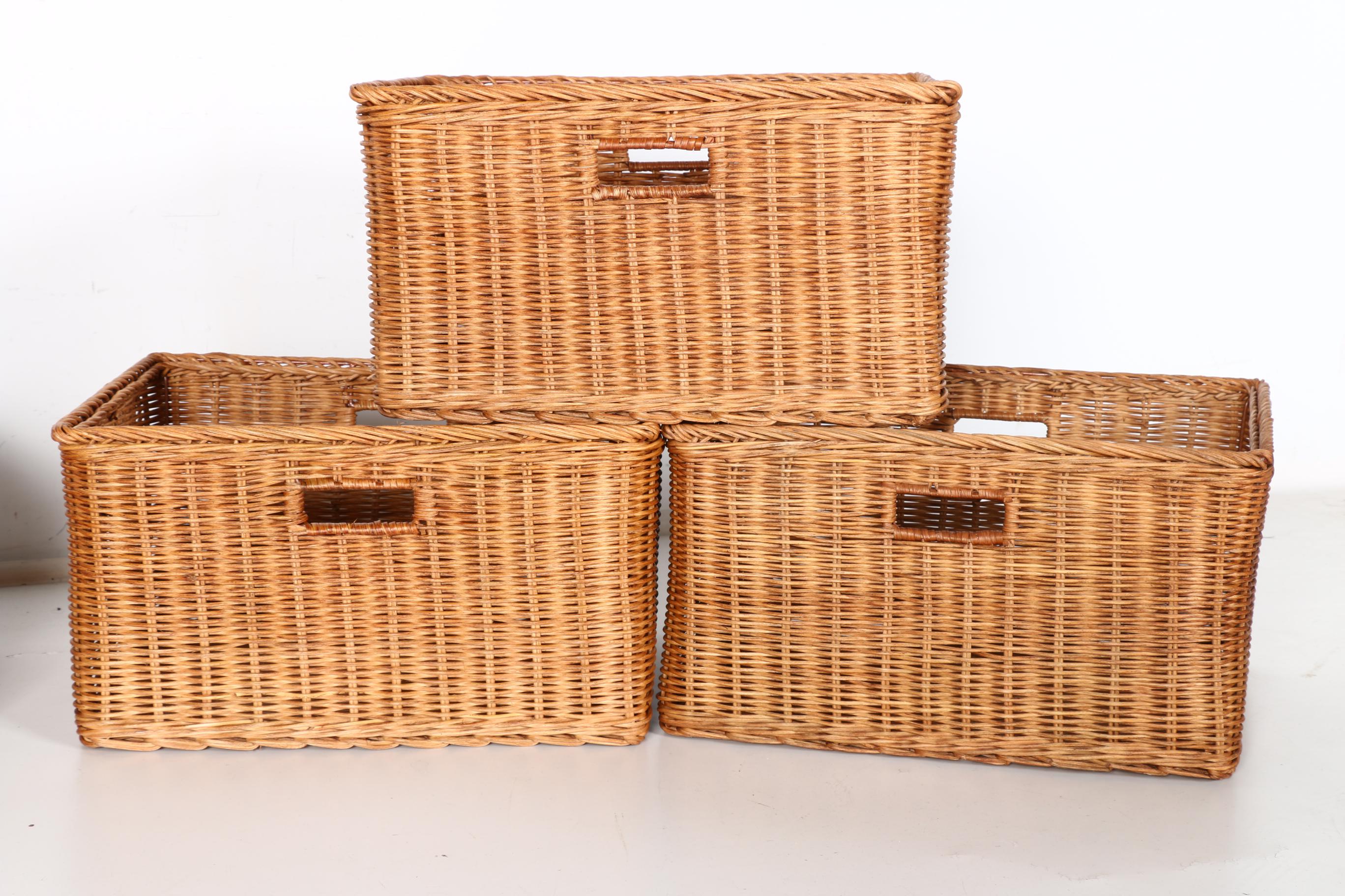 Pottery Barn Wicker Baskets