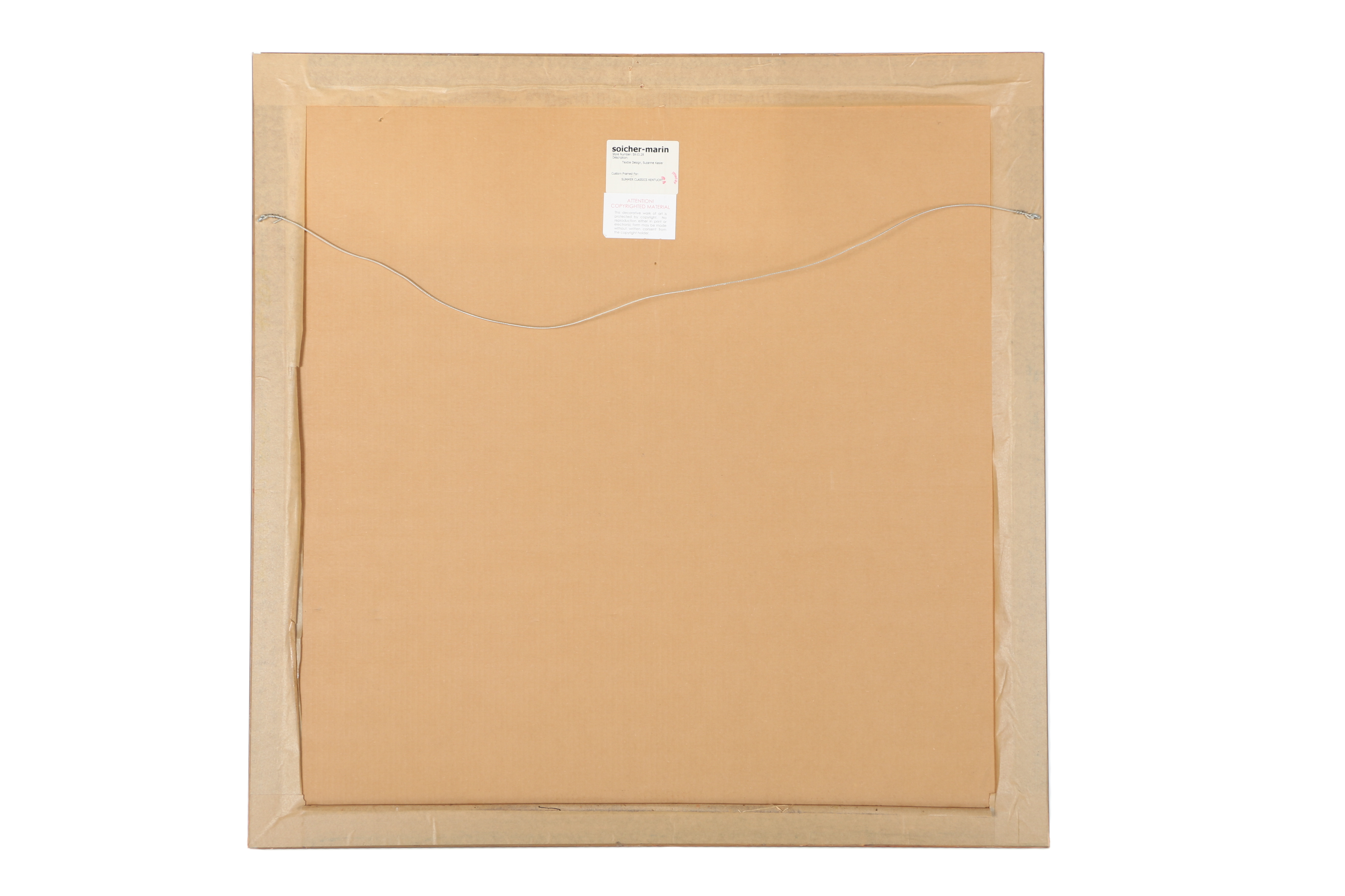 Offset Lithograph of Floral Pattern