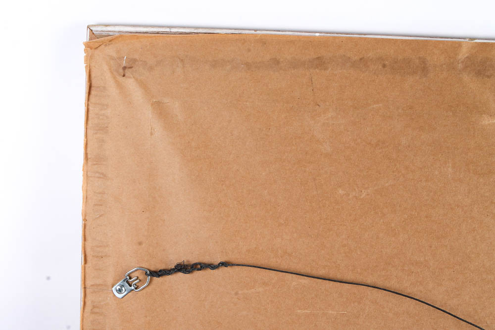 Framed Abstract Offset Lithograph