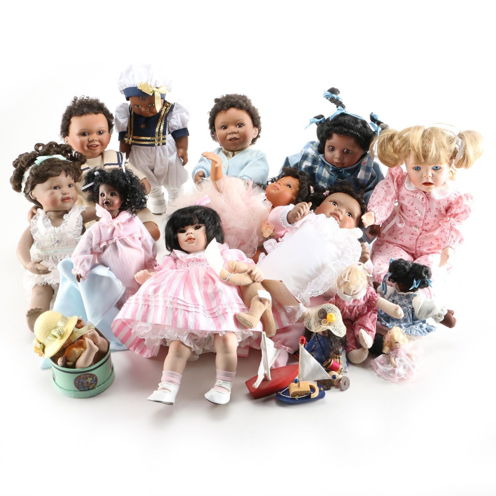 Collection of Lifelike Dolls Featuring Ashton Drake and More