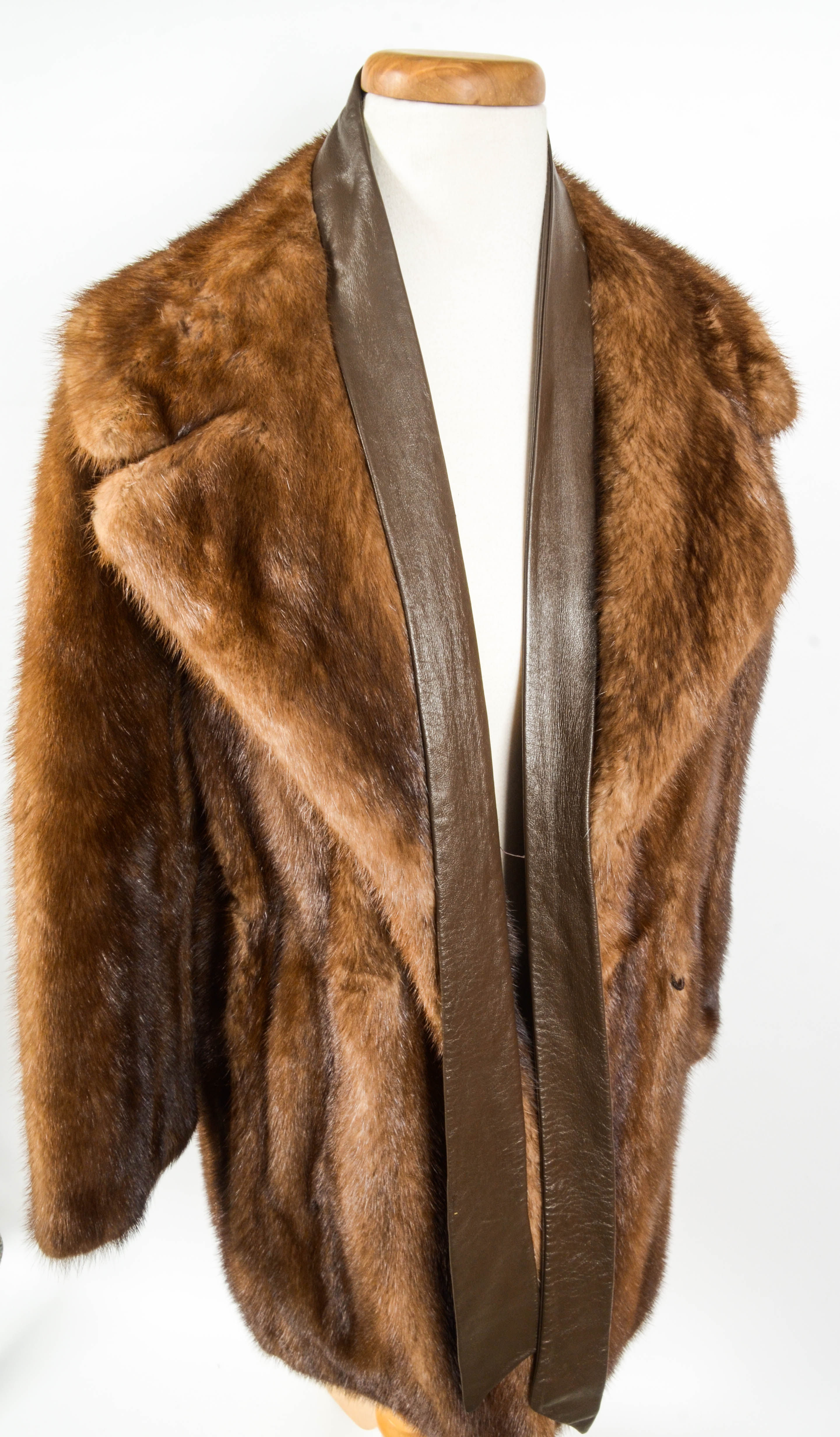 Women's Duplers Furs Belted Mink Coat