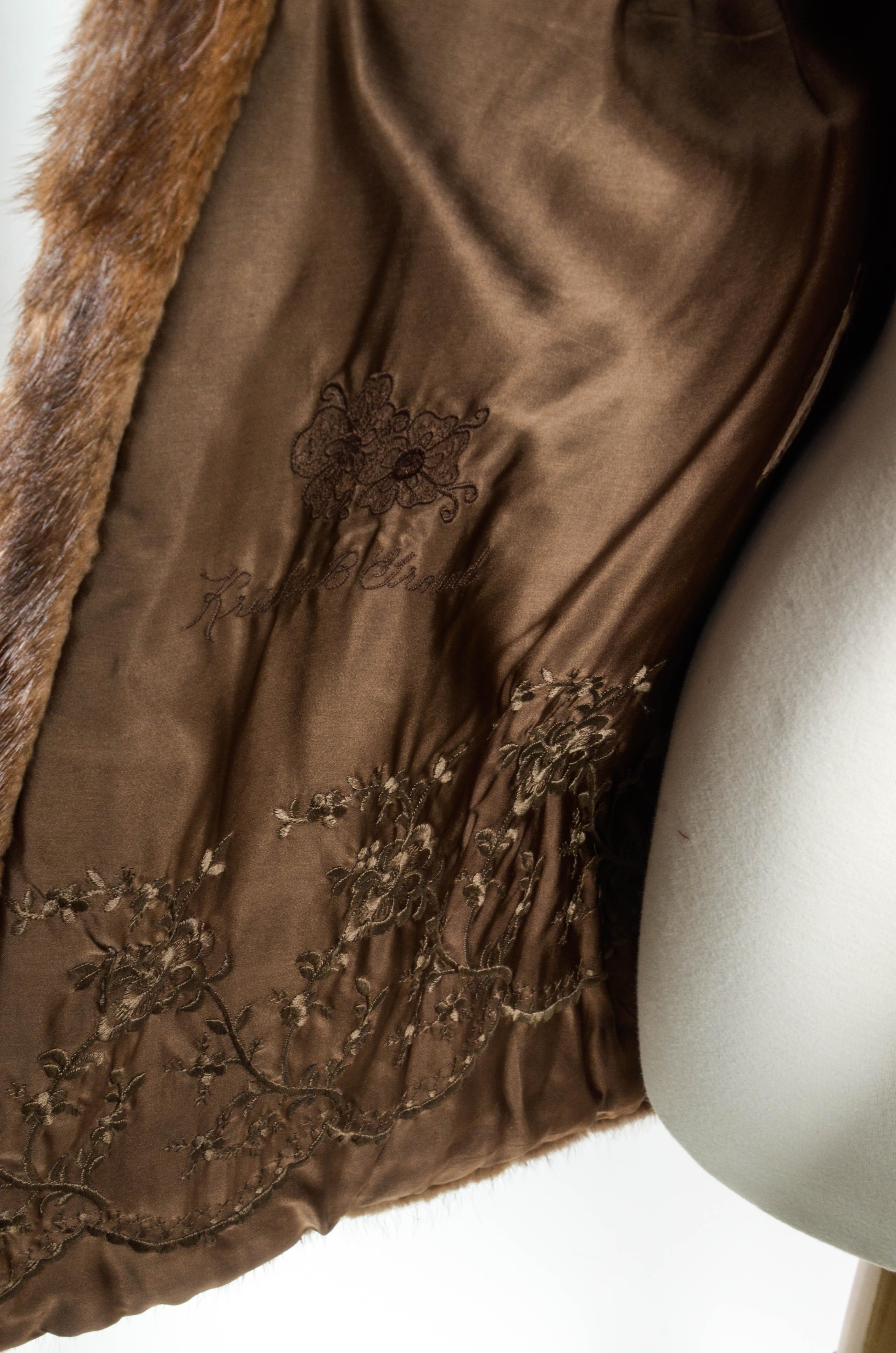 Women's Duplers Furs Belted Mink Coat