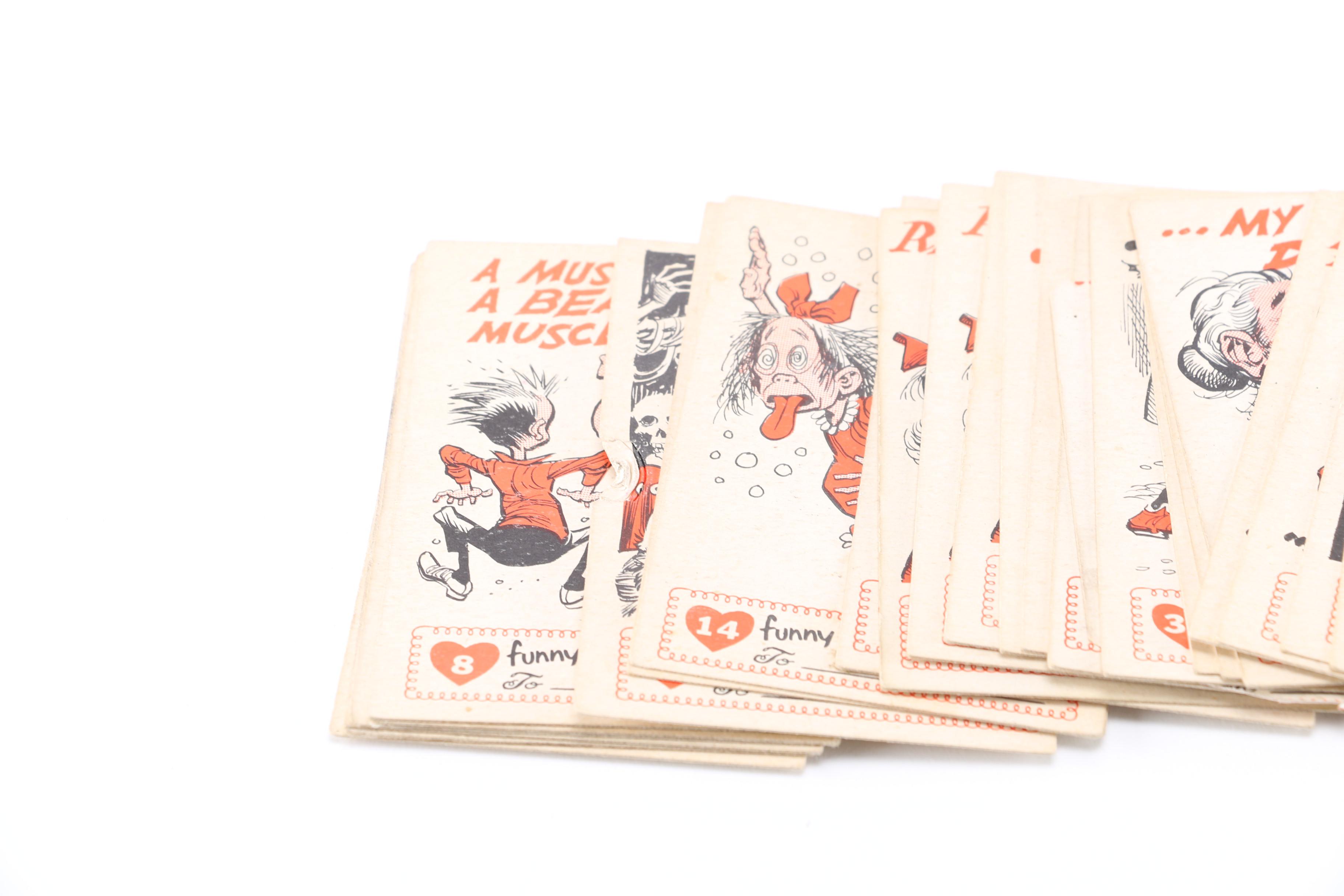 Assorted Cartoon Trading Cards