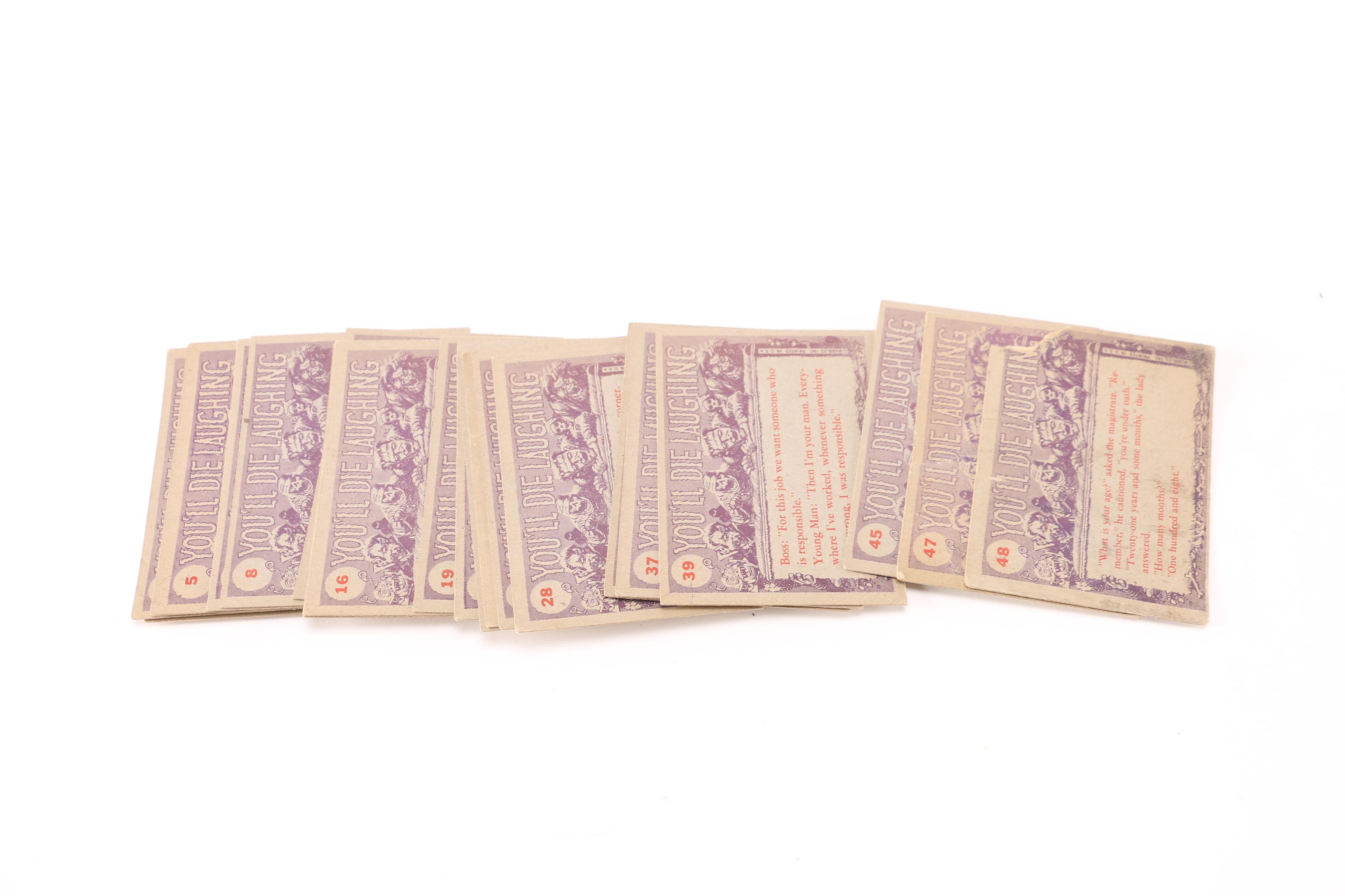 Assorted Cartoon Trading Cards