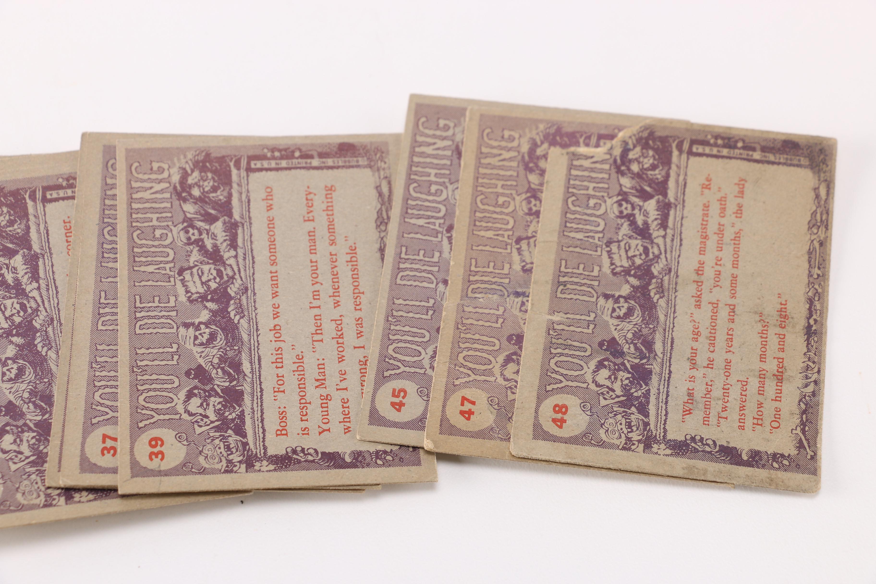 Assorted Cartoon Trading Cards