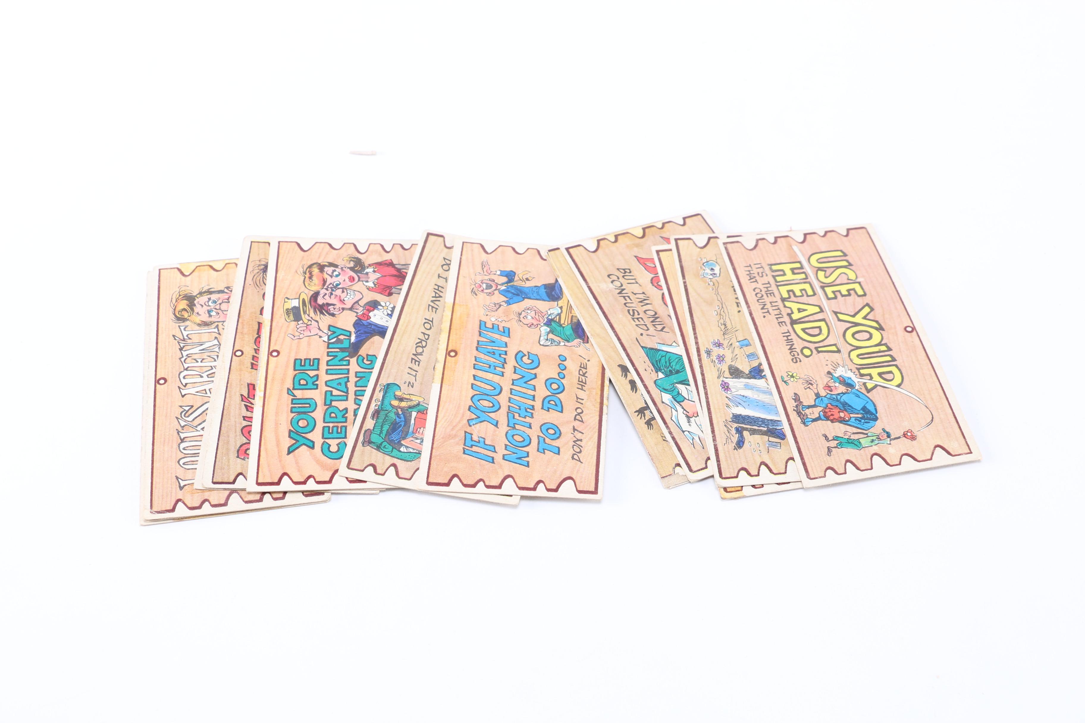 Assorted Cartoon Trading Cards