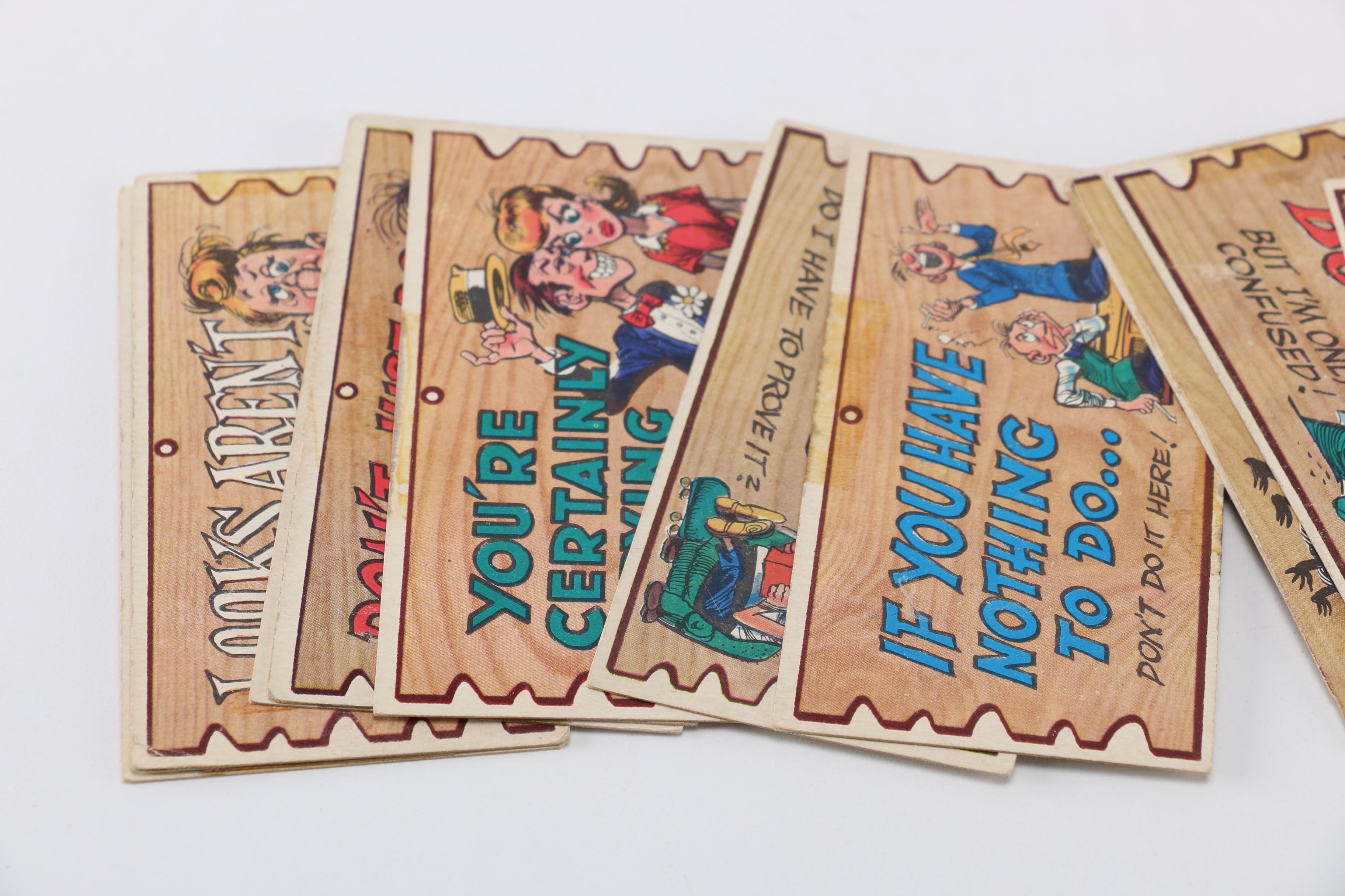 Assorted Cartoon Trading Cards