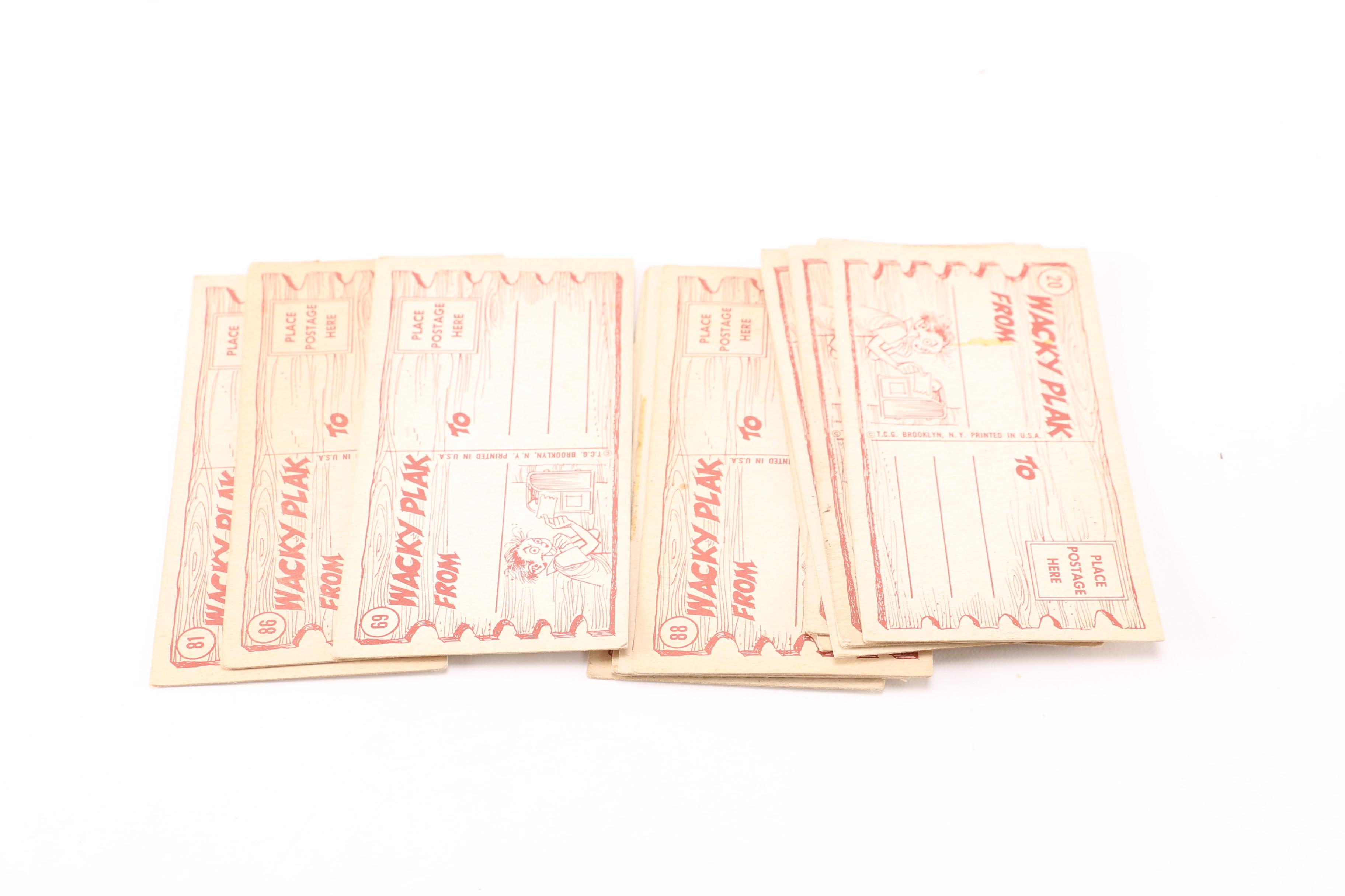 Assorted Cartoon Trading Cards