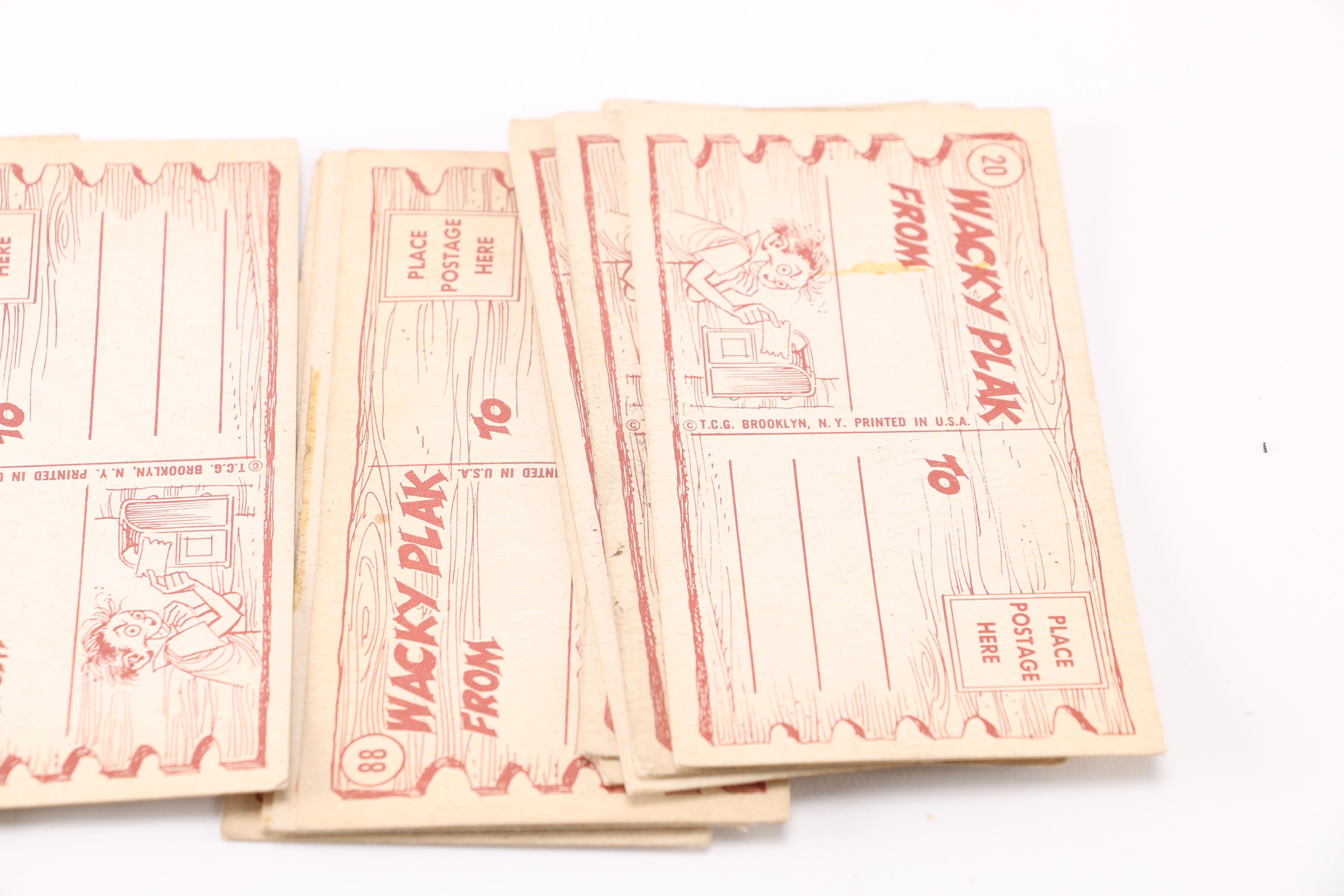 Assorted Cartoon Trading Cards