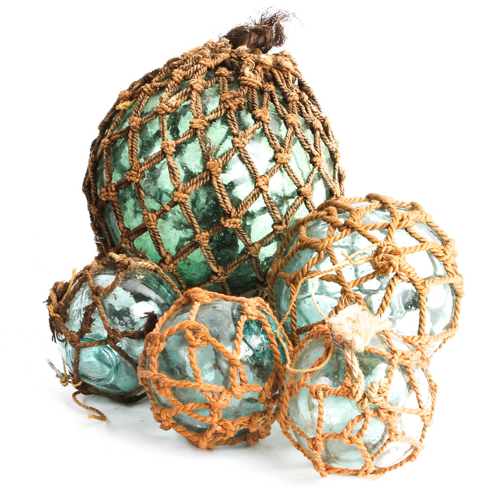 Vintage Japanese Glass Fishing Floats