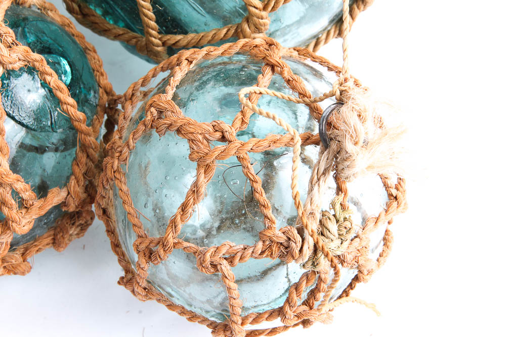 Vintage Japanese Glass Fishing Floats