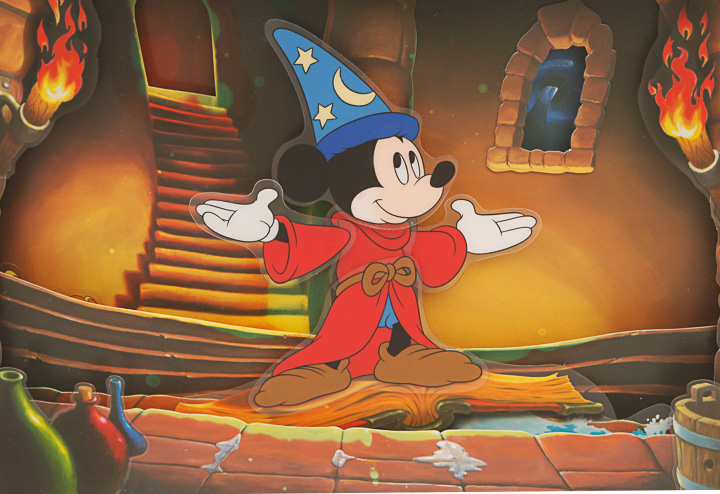 Limited Edition Disney's "The Sorcerer's Apprentice" 3D Animated Artwork