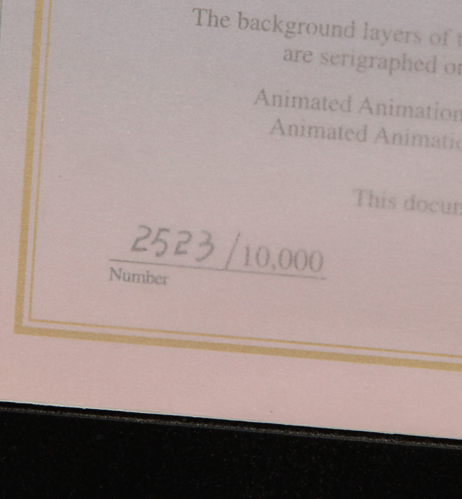 Limited Edition Disney's "The Sorcerer's Apprentice" 3D Animated Artwork