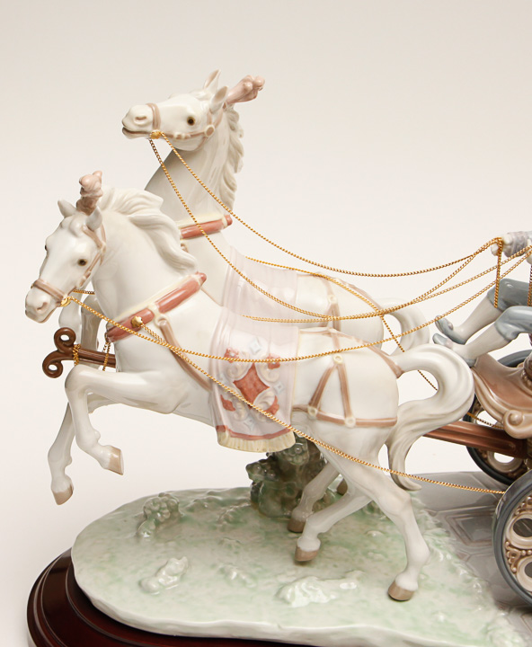 Large Limited Edition Lladró "At The Stroke of Midnight" Figurine