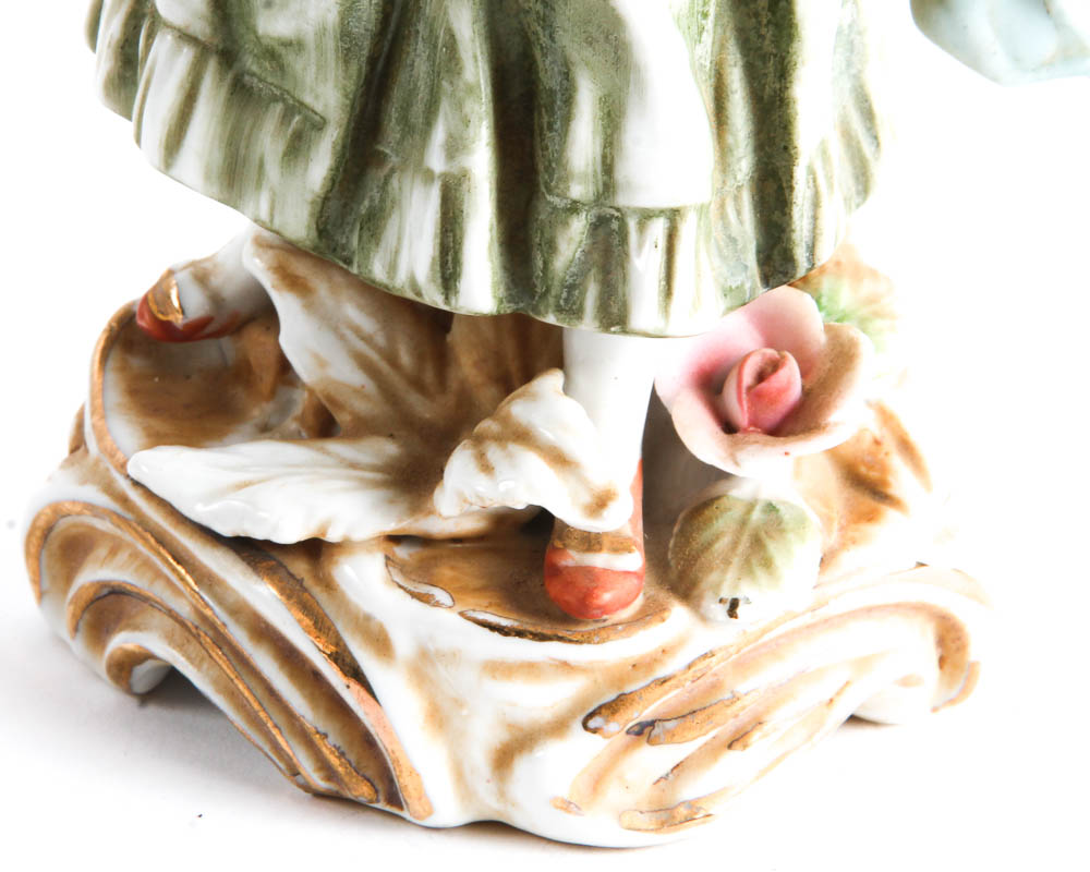 Pair of Music Player Figurines