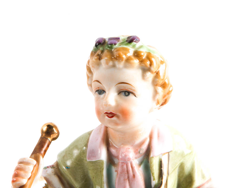 Pair of Music Player Figurines