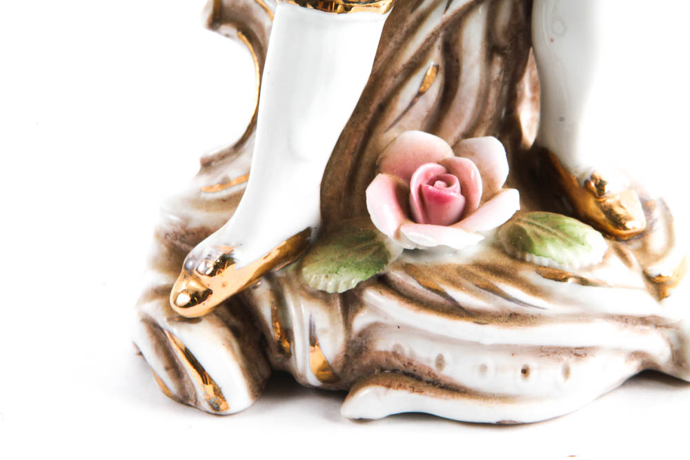 Pair of Music Player Figurines