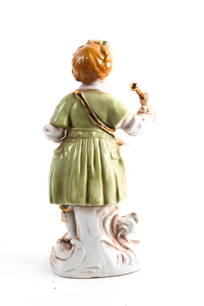 Pair of Music Player Figurines