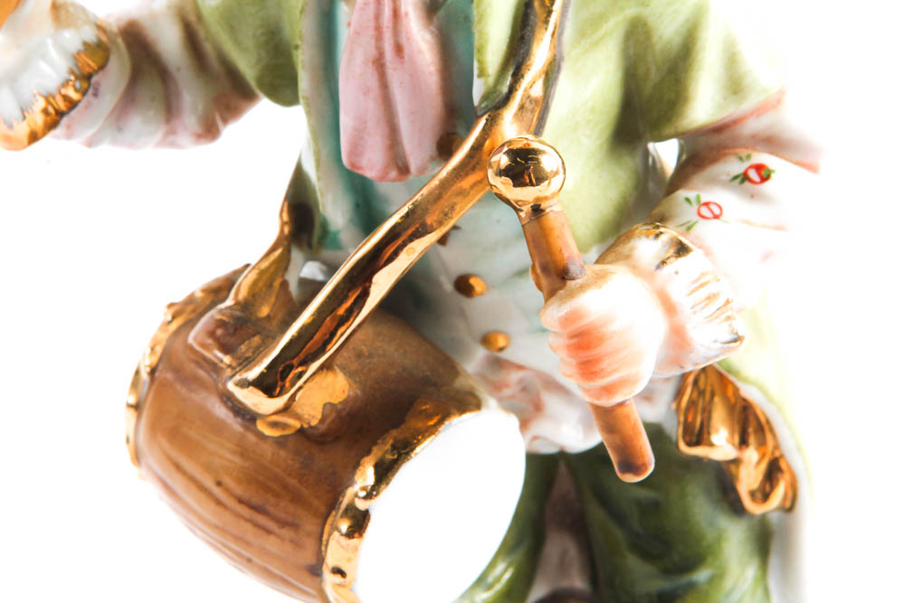 Pair of Music Player Figurines