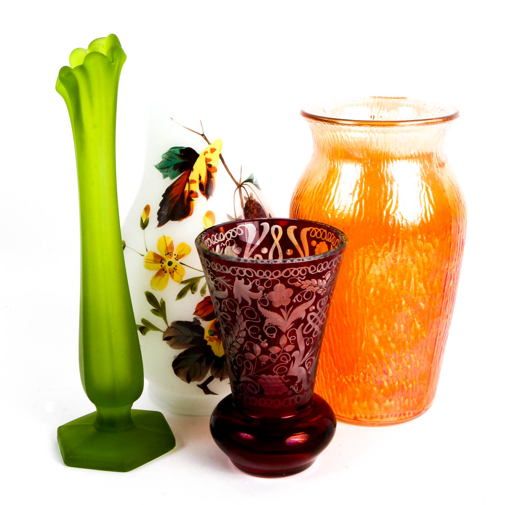 Collection of Glass Vases