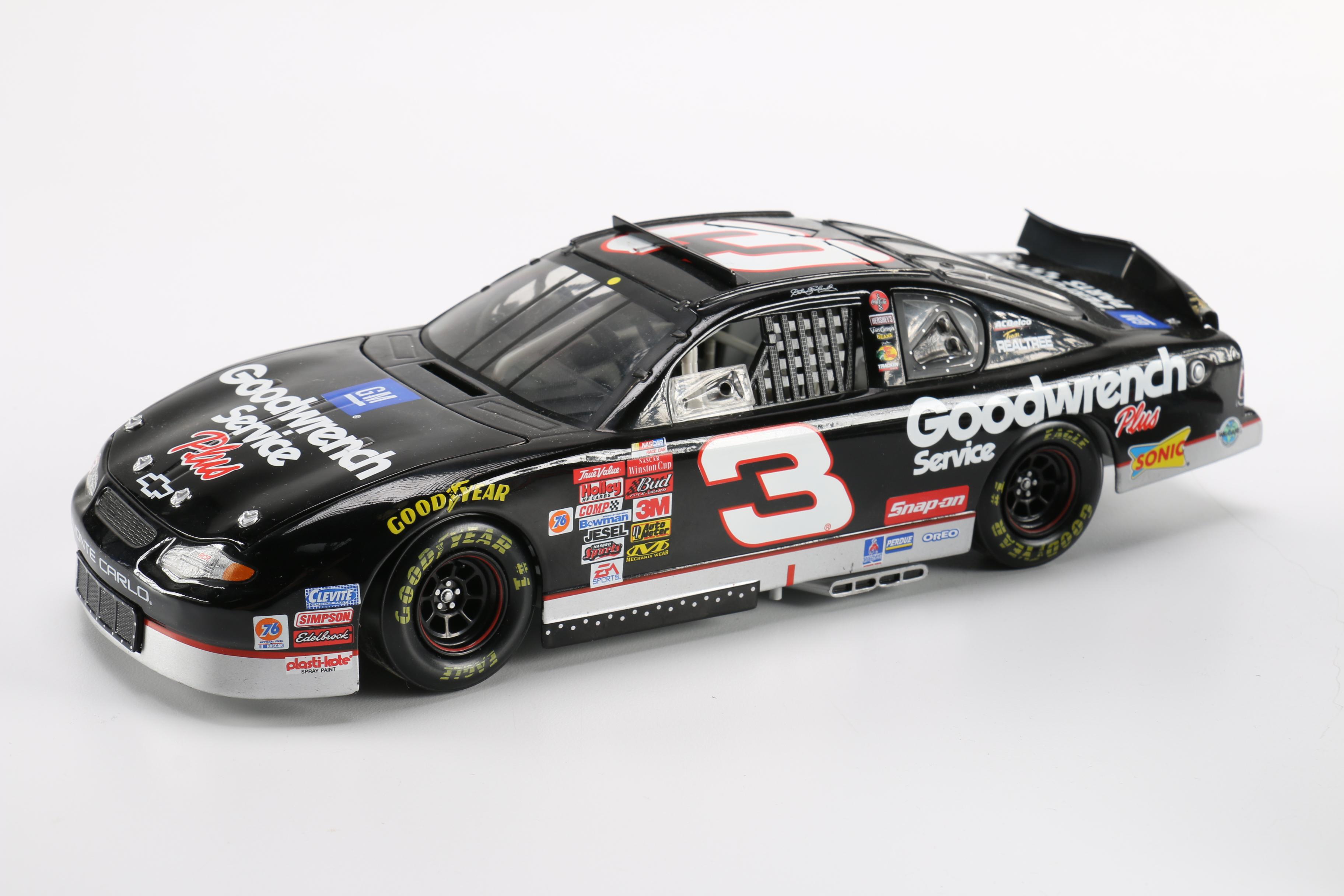 Three Dale Earnhardt Replica Cars