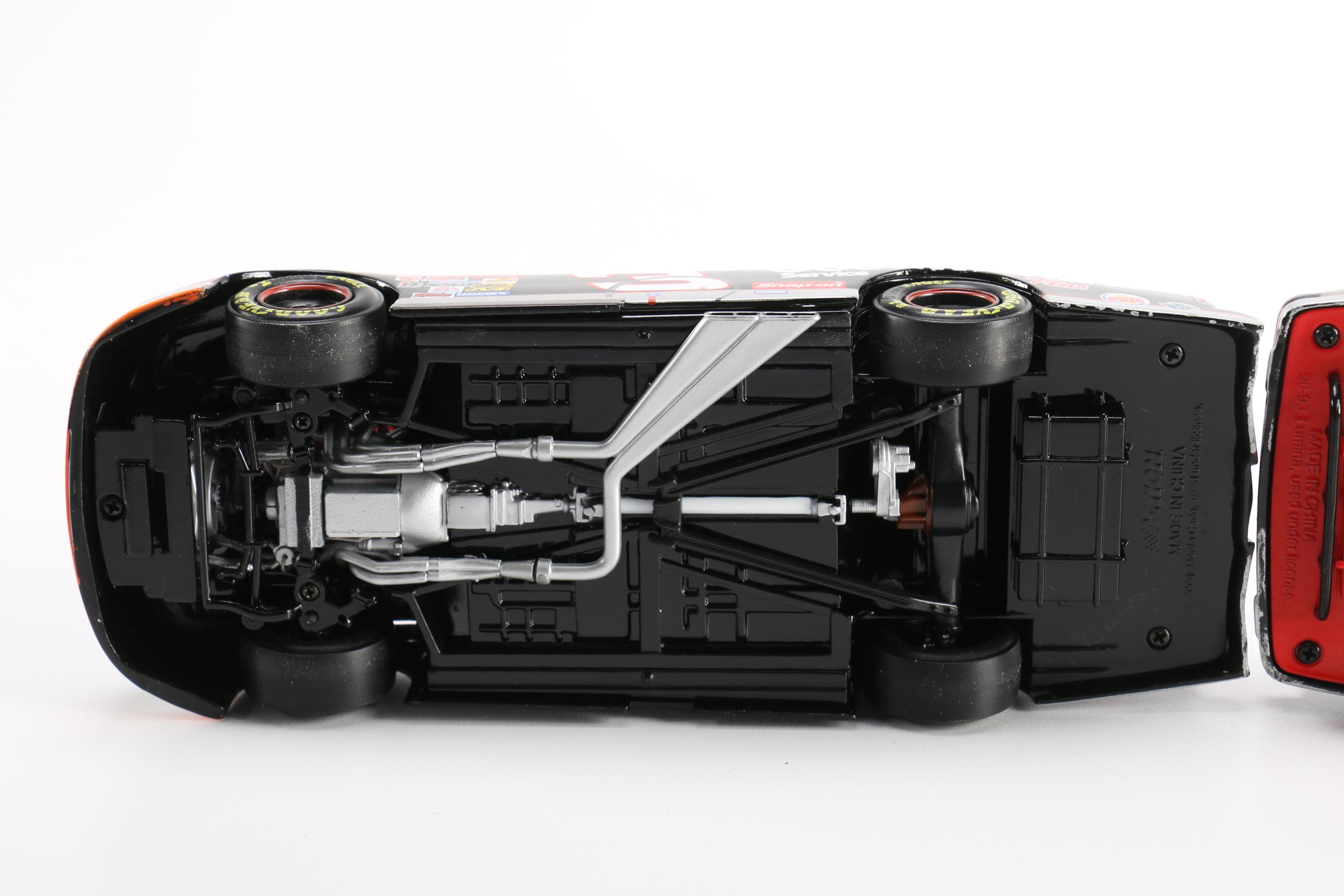 Three Dale Earnhardt Replica Cars