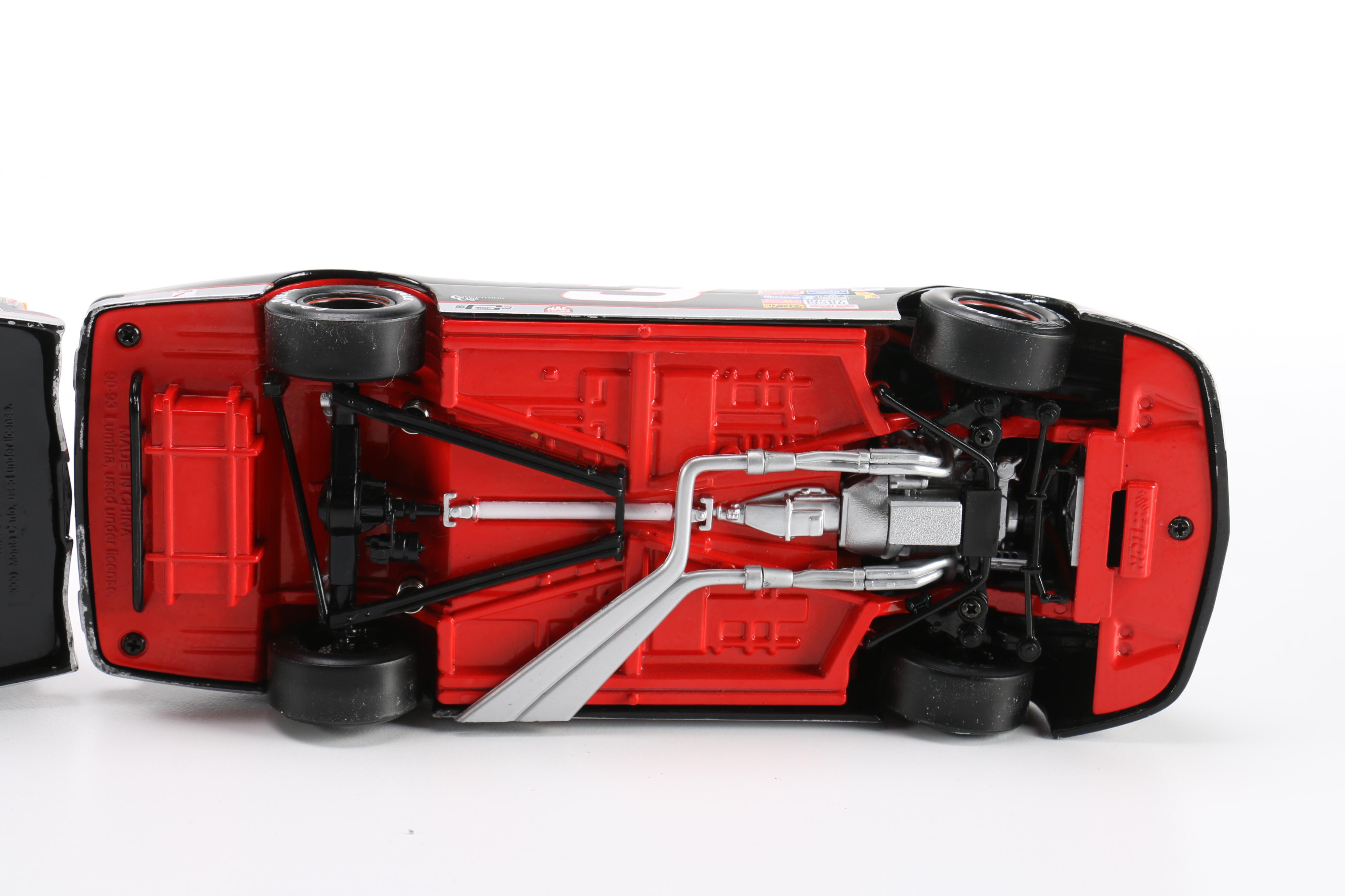 Three Dale Earnhardt Replica Cars