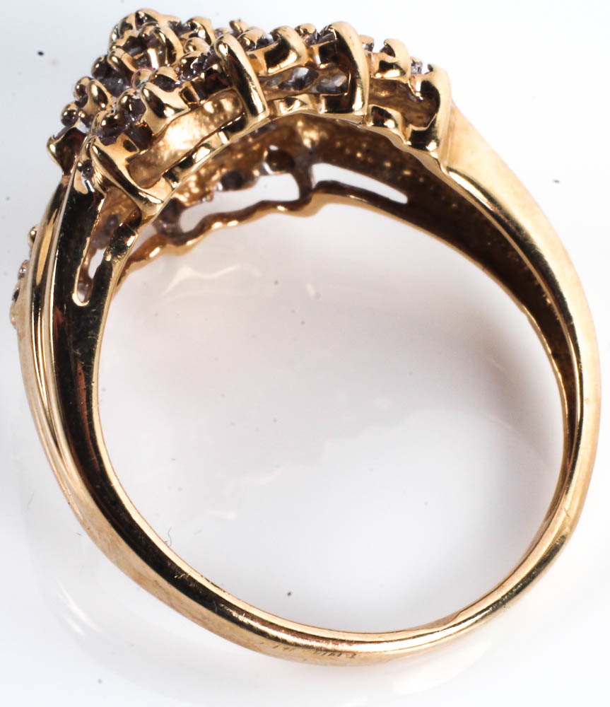 Gold Rings with Diamonds