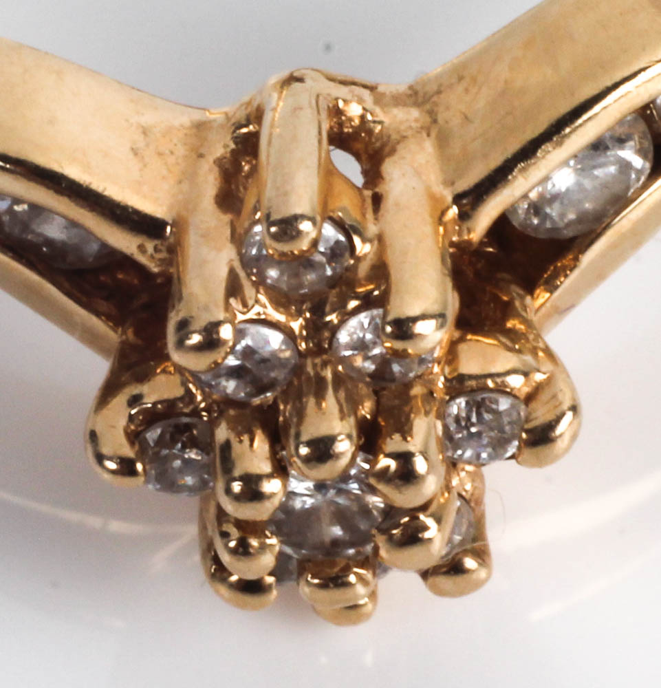 Gold Rings with Diamonds