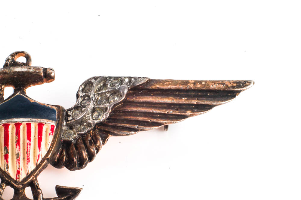 Vintage Trifari Sterling Silver Brooch