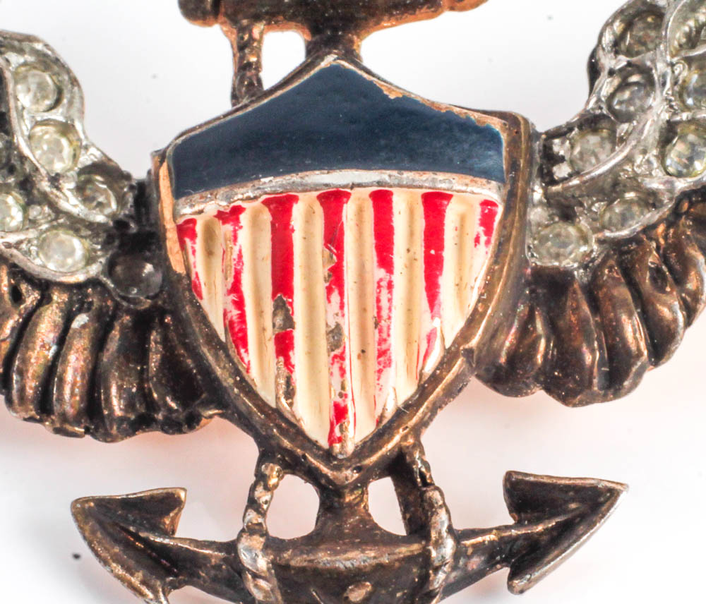 Vintage Trifari Sterling Silver Brooch