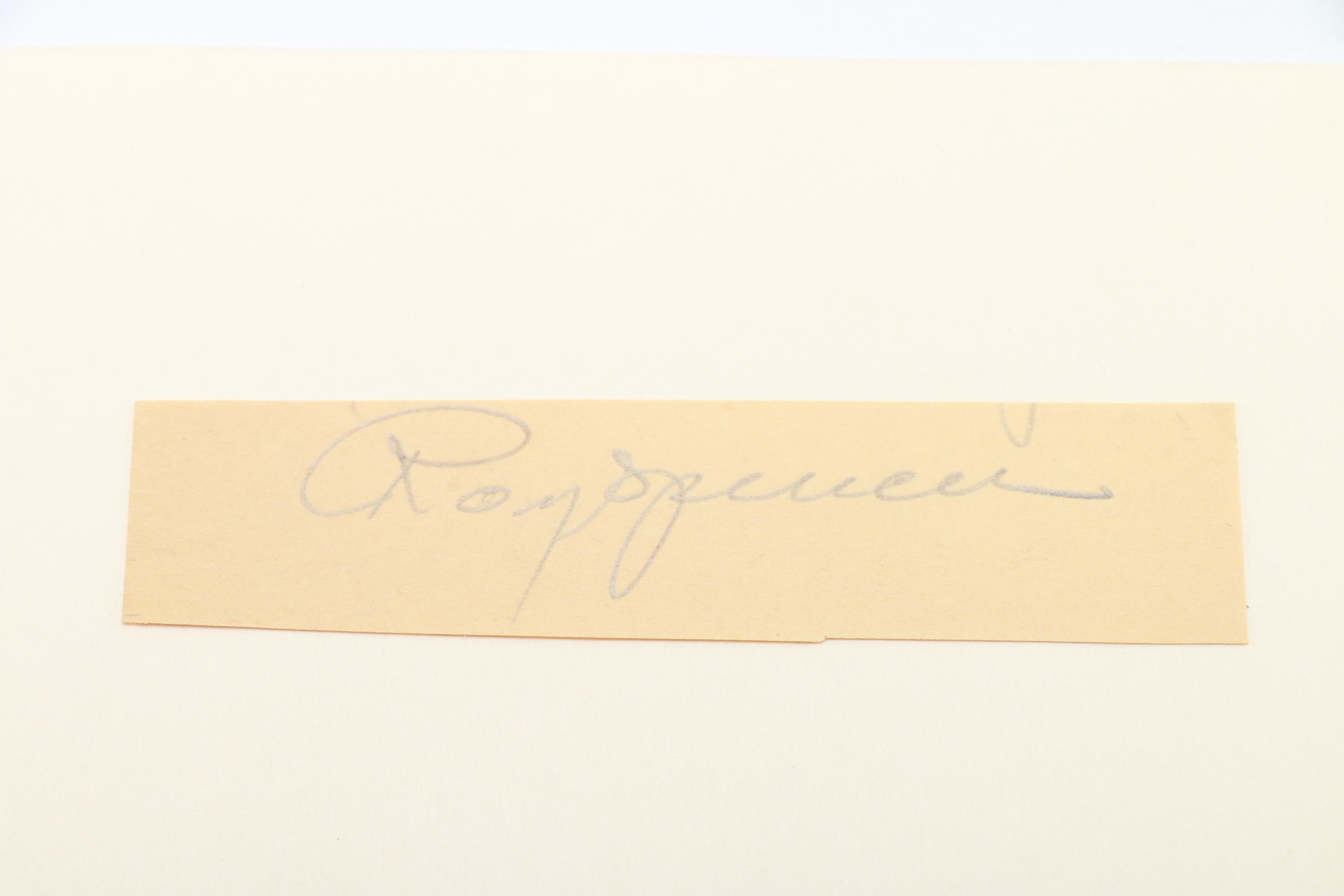 Assorted 1930s Baseball Signatures