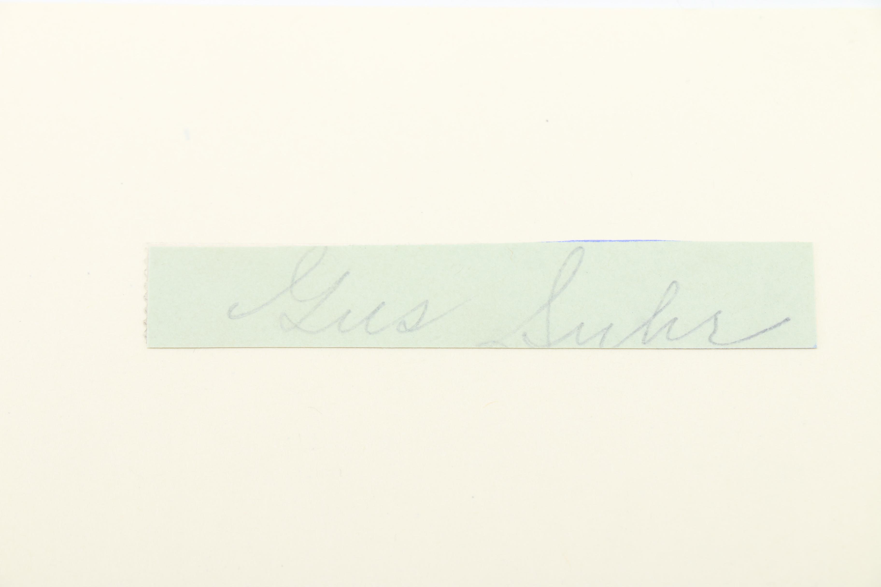 Assorted 1930s Baseball Player Signatures