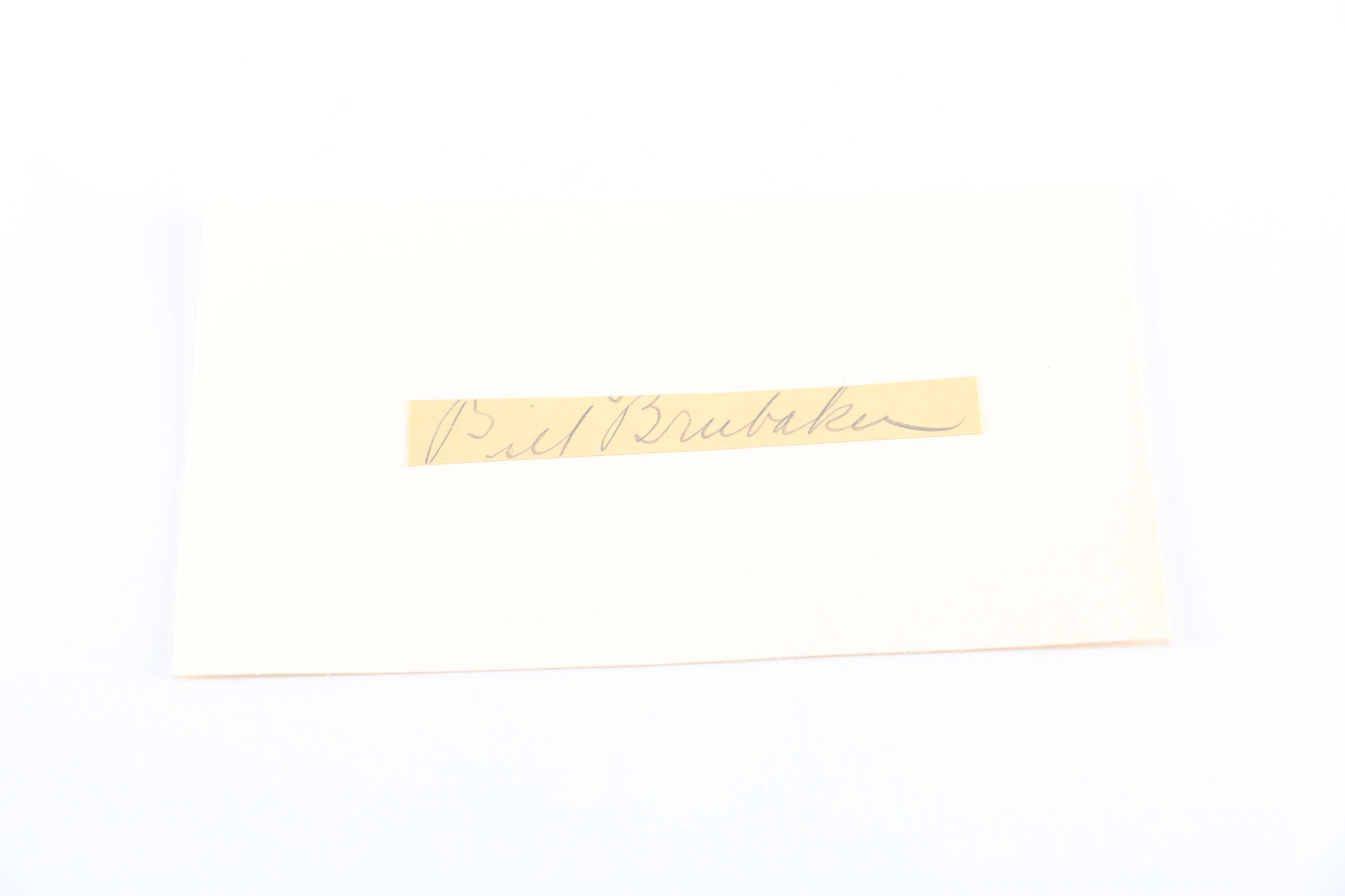 Assorted Vintage Baseball Signatures