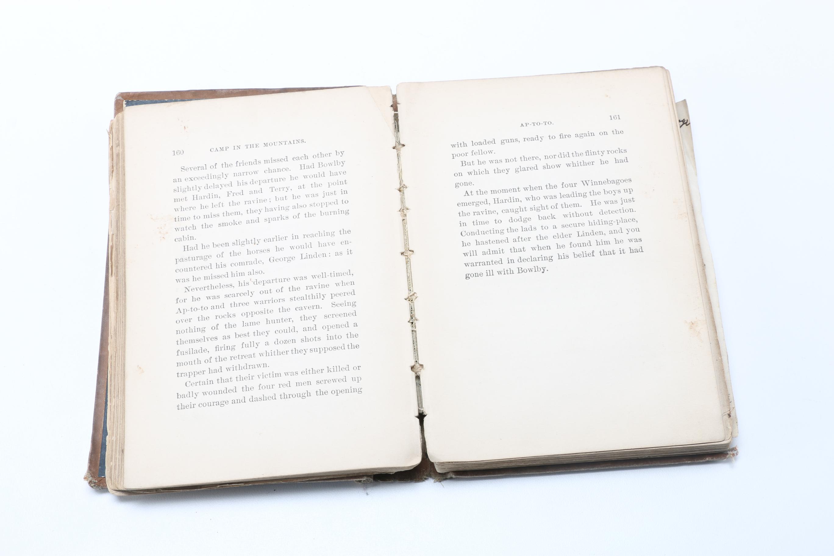 Vintage and Antique Books Including Adventure Novels