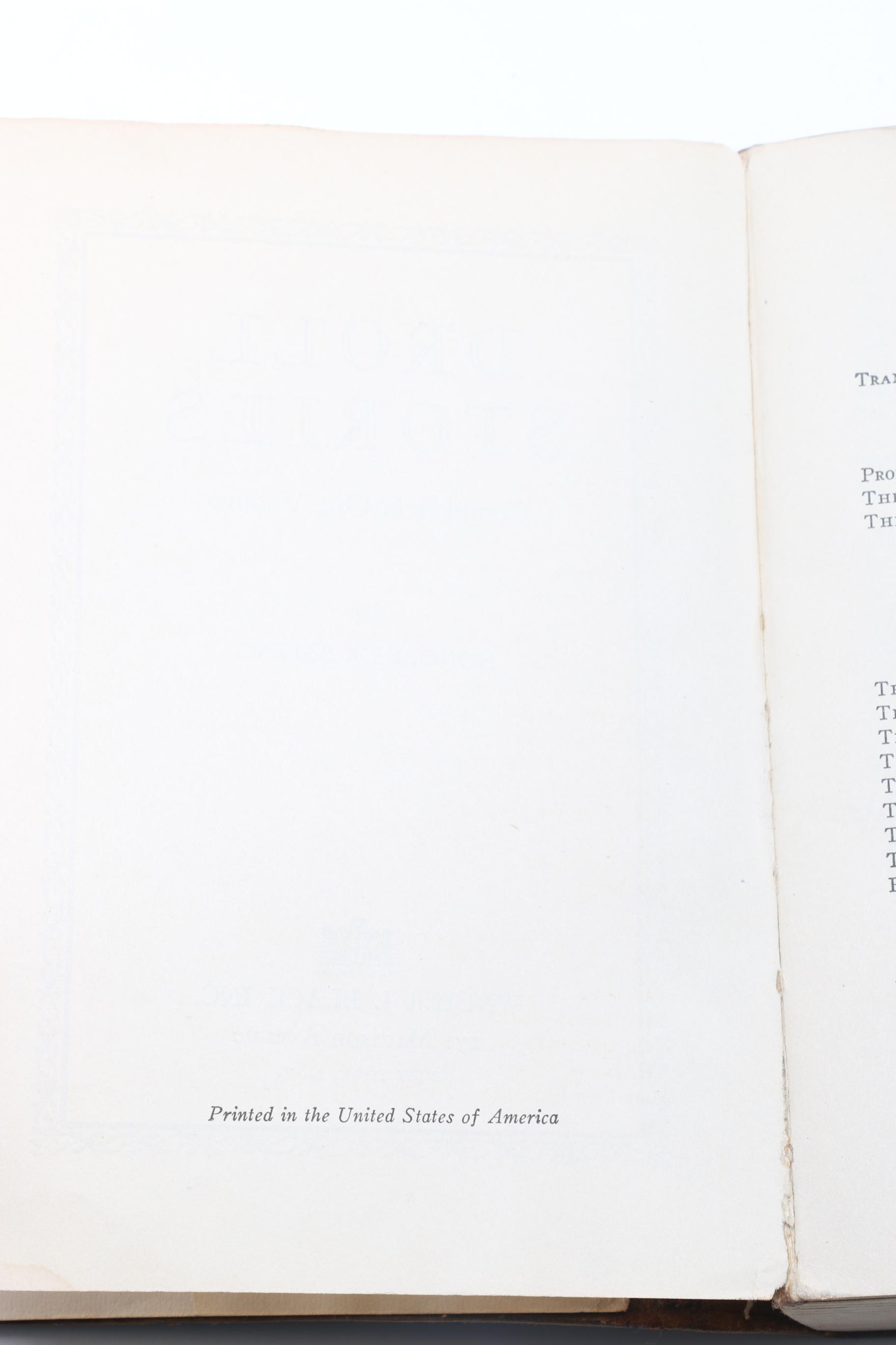 Vintage and Antique Books Including Adventure Novels