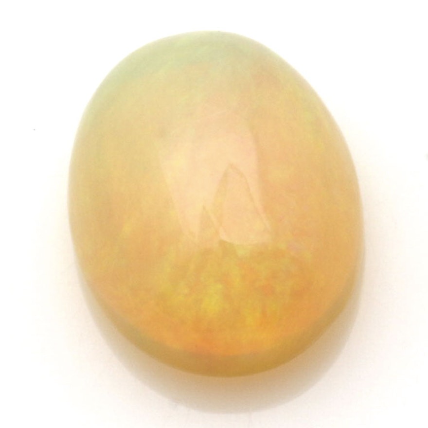 Loose Oval Jelly Opal Cabochon