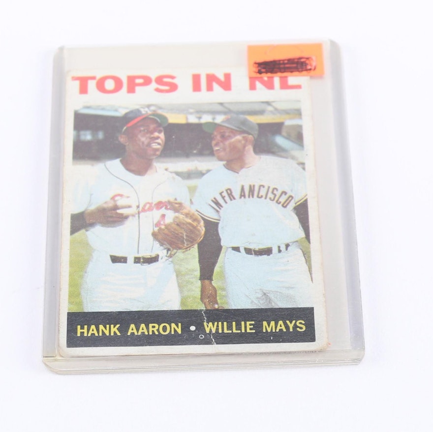 Hank Aaron and Willie Mays Card