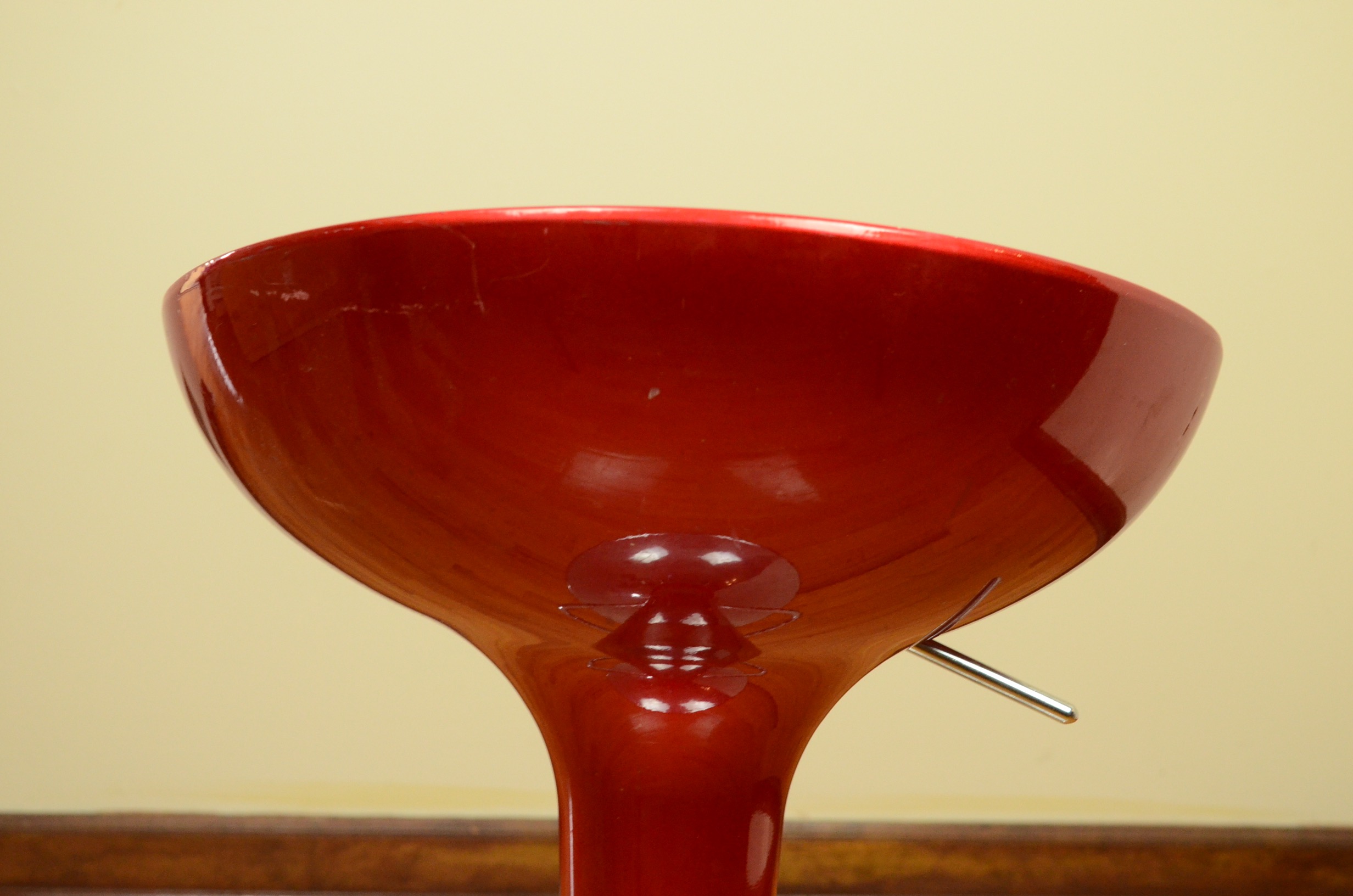 Modern Red Bar Stool