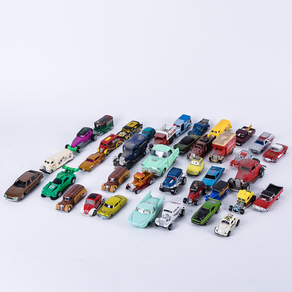 Collection of Vintage and Modern Toy Cars