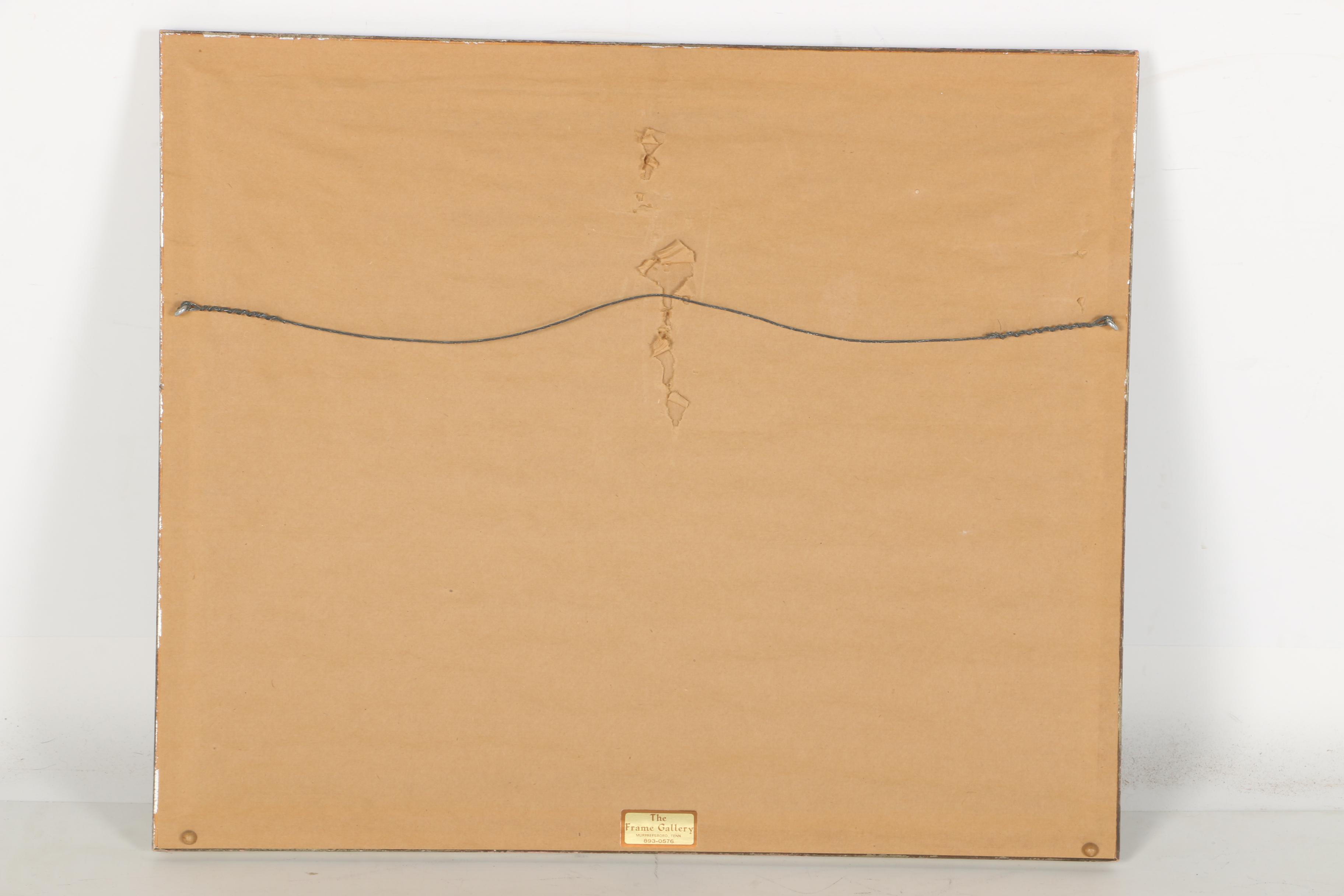 After Roland Talbott 1980 Offset Lithograph Of Nashville Union Station